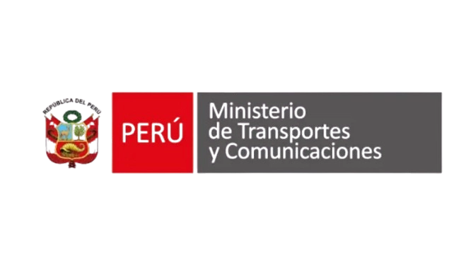 Logo oficial del Ministerio de Transportes y Comunicaciones del Perú