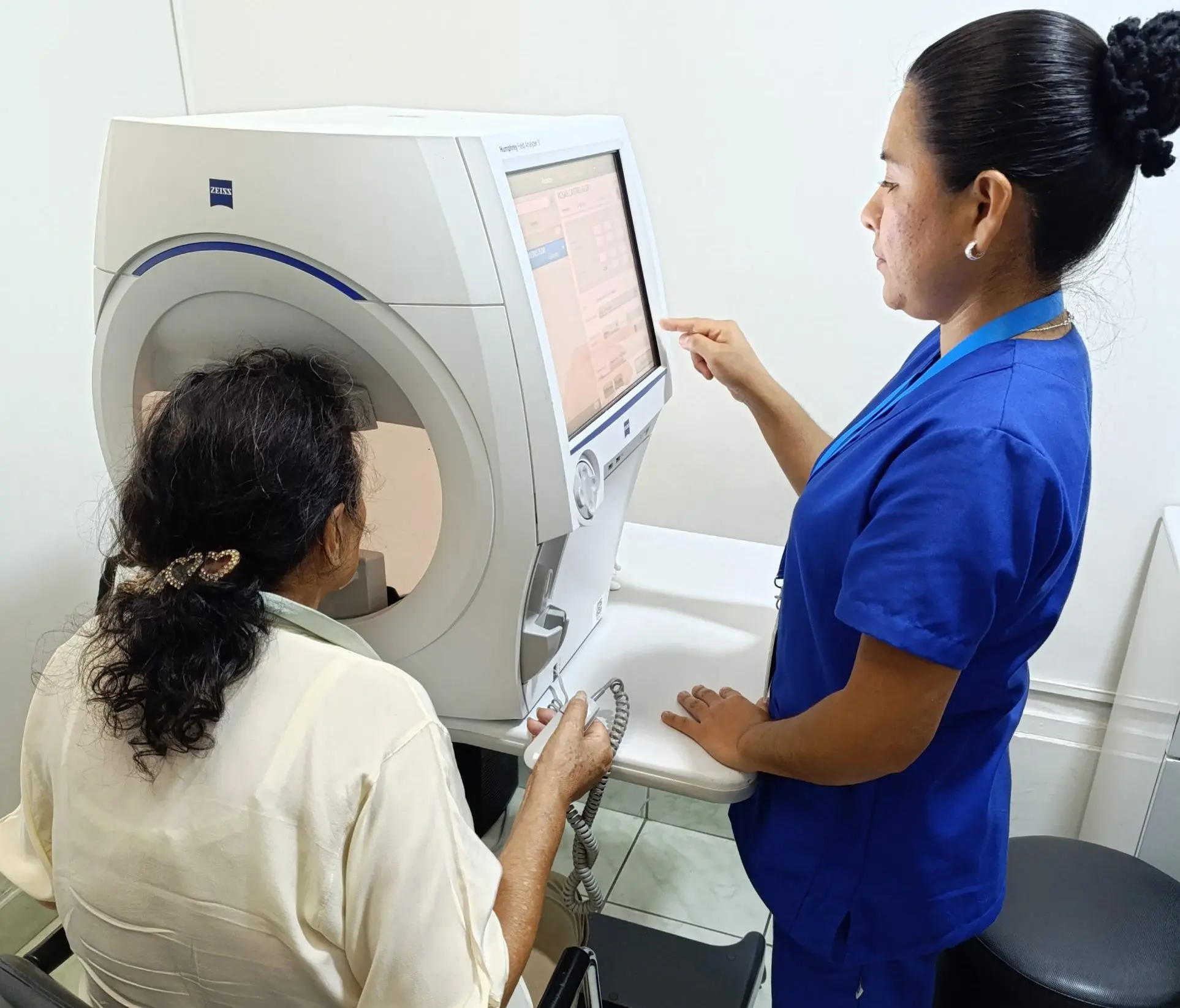 Imagen sobre "Examen de Campo Visual"